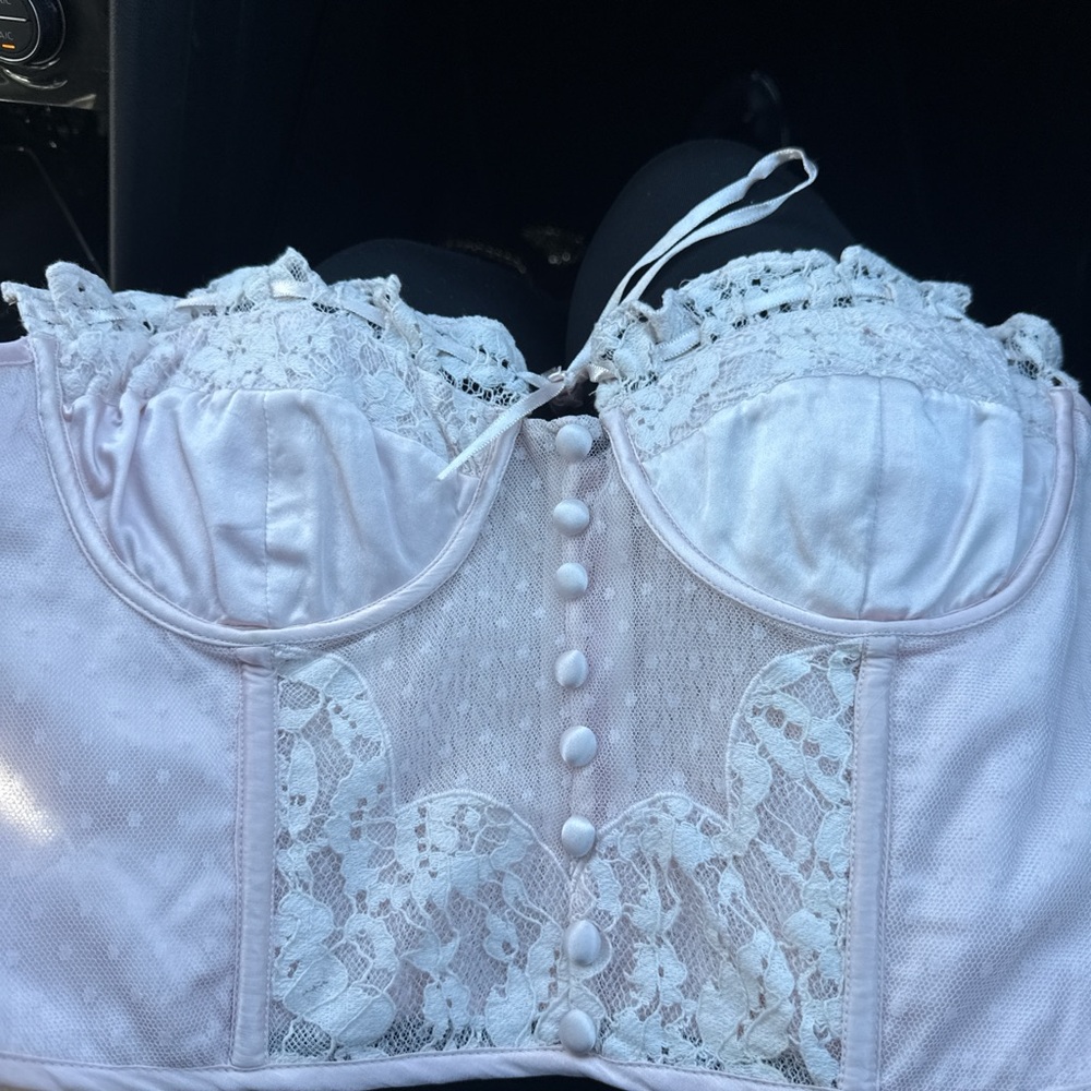 Fillyboo Lace Bustier in Light Pink